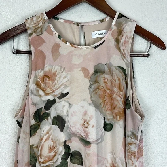 CALVIN Klein Rose Floral Dress - Picture 3 of 12